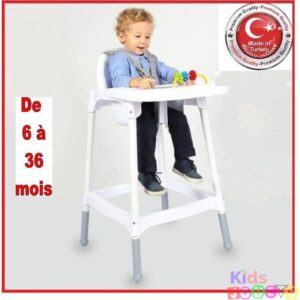 Chaise haute à harnais de sécurité de 6 à 36 mois - كرسي الأكل للاطفال