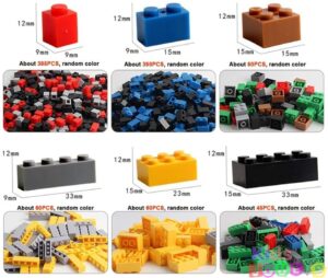 Copie Jeu de Construction 1000 pièces compatibles LEGO