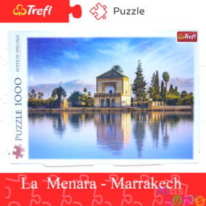 Puzzle Premium 1000 Pièces Edition Spéciale Maroc : "  La Ménara de Marrakech "  68x 48cm