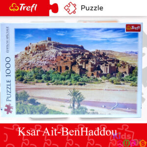 Puzzle Premium 1000 Pièces Edition Spéciale Maroc : "  Ksar Ait-Benhaddou "  68x 48cm