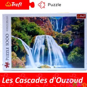 Puzzle Premium 1000 Pièces Edition Maroc " Les Cascades D'Ouzoud "  68x 48cm